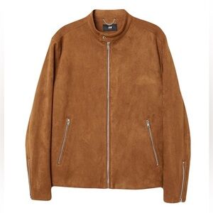 H&M Men’s Brown Faux Suede Jacket